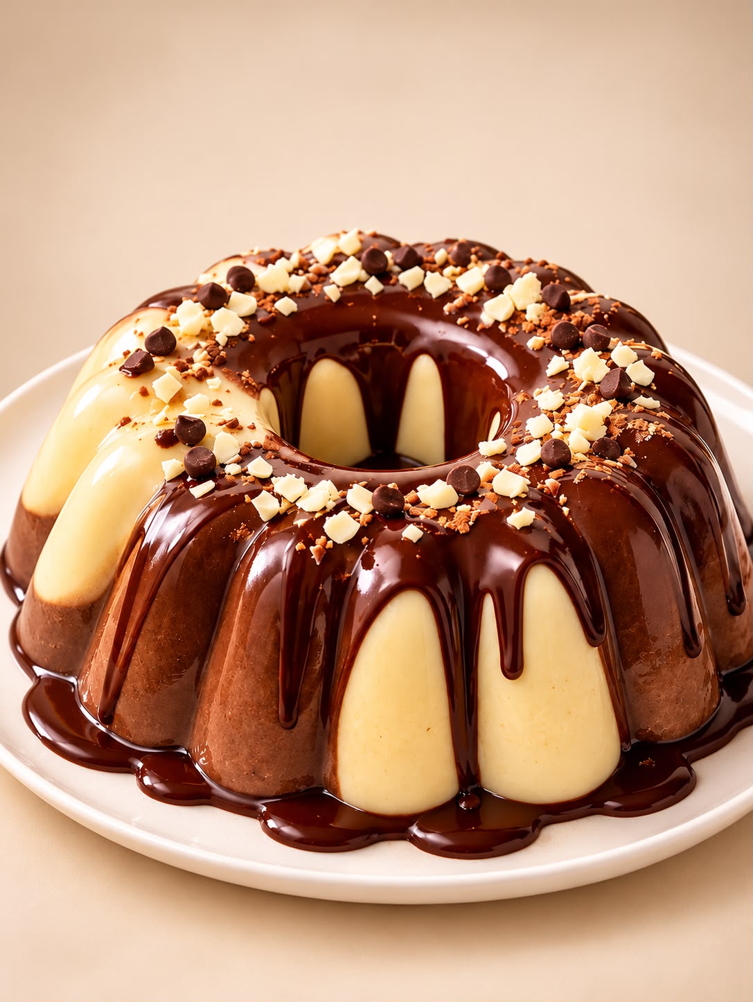 Pudim choconinho com Nutella